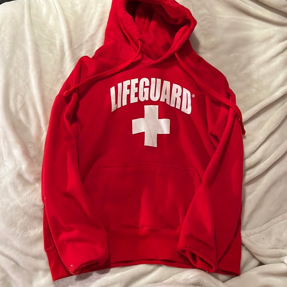 LIFEGUARD®| Red lifeguard original hoodie